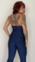 Conjunto Legging e Blusa frente única - Azul Marinho - comprar online