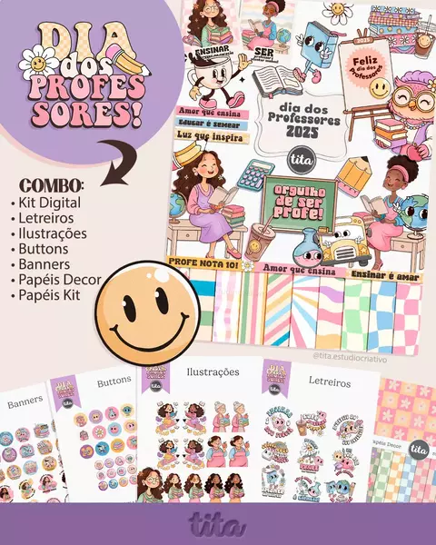 Professores 2025 - Combo Ilustrações - comprar online