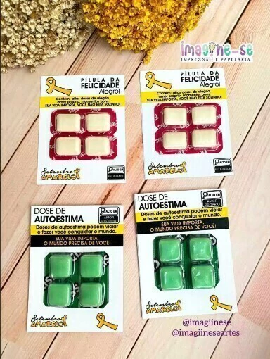 Setembro Amarelo - Chicletes - comprar online