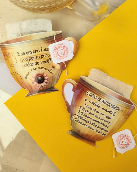 Setembro Amarelo - Xícara Chá - comprar online