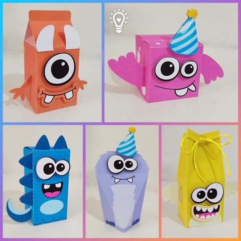 Monstrinhos - Arquivo de Corte / Festa - comprar online