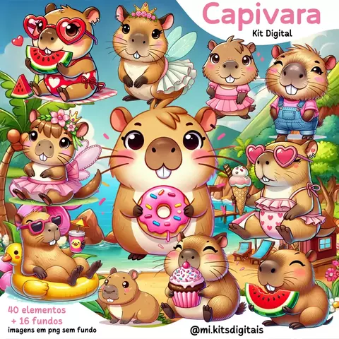 Capivara - Kit Digital - comprar online