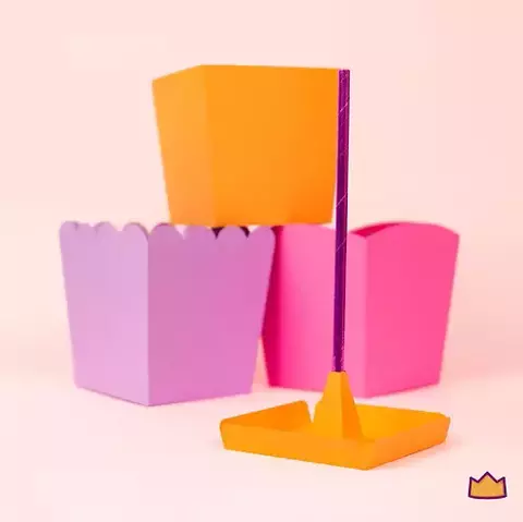 Cachepôs Com Suporte para Canudo ou Pega Balão - comprar online