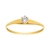 Anillo Solitario 10k A002