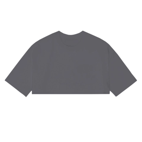 CROP TOP GRIS OSCURO - comprar online