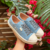 Tênis Feminino Ari Lona Azul Petróleo Solado Off White - comprar online