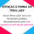 Tênis Feminino Lady Branco Solado Off White - loja online
