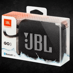 ¡ OFERTA 3X1 ! 2 PARLANTES JBL GO 3 + AURICULARES INALAMBRICOS A6S NEGRO en internet