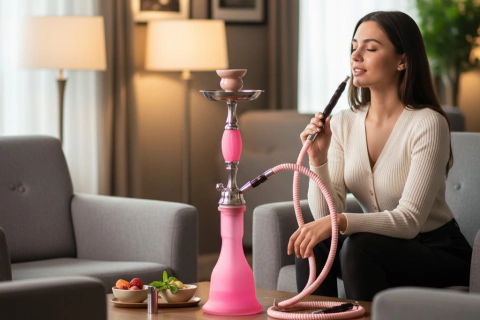 Narguile mediano de 1 manguera - Modelo Líbano - comprar online