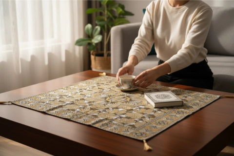 Carpeta Cuadrada / Camino de Mesa Libano - comprar online