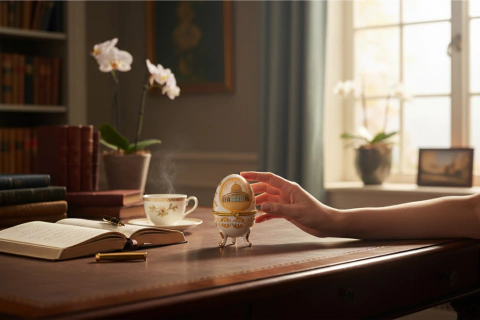 Joyero Huevo Fabergé - comprar online