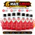 PACK 06 LUBRIFICANTE INTIMO EXCITANTE ESQUENTA ESFRIA MAIS LIBIDO 5X1 25g TOP GEL