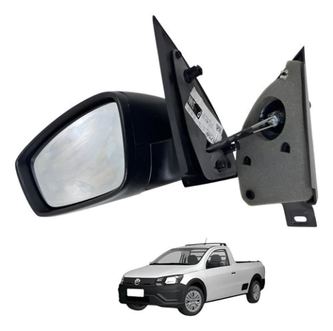 Retrovisor Manual Saveiro 1.6 Msi Vw 2023 Esquerdo Original