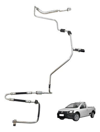 Tubo Ar Condicionado Saveiro 1.6 Msi G8 G7 Vw 2023 Original