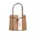 Cartera Dama Mediana Croco Cuero Sintetico Sharon Bolsillo - Maple