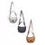Bandolera Mujer Cartera Cuero Vacuno