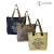 Bolso Mediano Canteo Lona Estampada Vintage