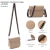 Bandolera Skora Florida con tapa y bolsillo al frente - Maple