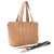 Cartera Shopper Skora Maternal Pu Con Cambiador - Maple