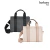Cartera Tote Barbara Mediana 3 manijas Simil Rafia BB409