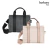 Cartera Tote Barbara Mediana 3 manijas Simil Rafia BB410