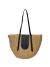 Bolso Canteo Playero Rafia Semicircular 26134 en internet