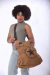 Bolso Grande Canteo Lona Estampada Estrella - comprar online