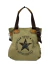 Bolso Grande Canteo Lona Estampada Estrella - comprar online
