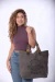 Imagen de Bolso Mediano Canteo Lona Estampada Vintage
