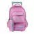 Mochila Big Kids Attitude Con Carro Footy Canopla Colgante - Maple