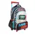 Mochila Con Carro Escolar Footy Game Zone 18 Pulgadas - tienda online