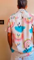 Camisa Estampada em Viscolinho Agenero com Botões Azuis | Leve, Fresca e Versátil para o Calor na internet