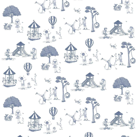 Papel de parede toile de jouy