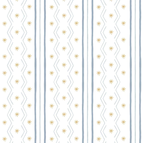 Papel de parede zigue e asteriscos