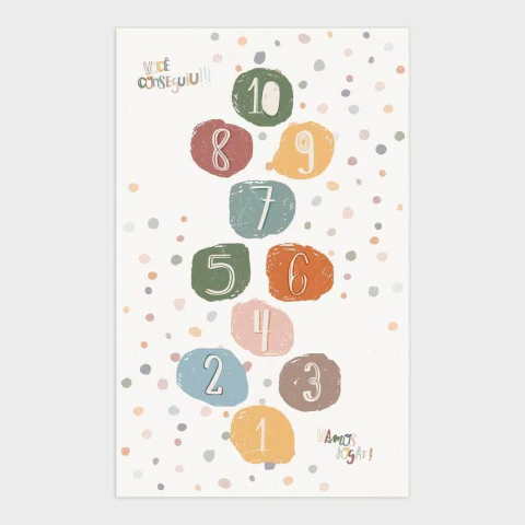 Playmat amarelinha descobertas - IN8