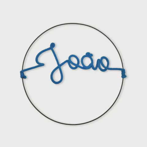 Nome em tricot - João