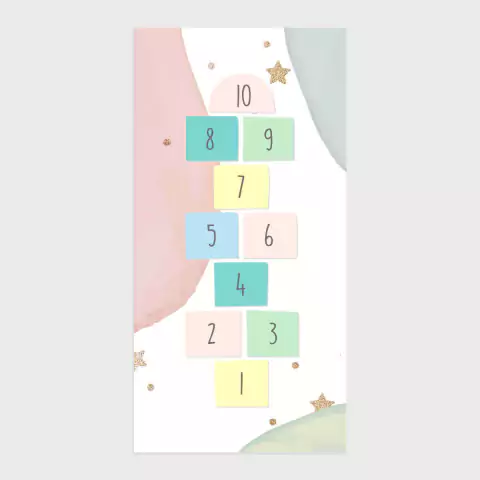 Playmat amarelinha candy stars - IN8