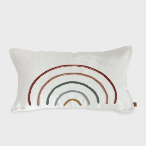 Almofada bordada rainbow | Rian Tricot