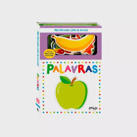Livro Meu Primeiro Livro de Encaixe - Palavras