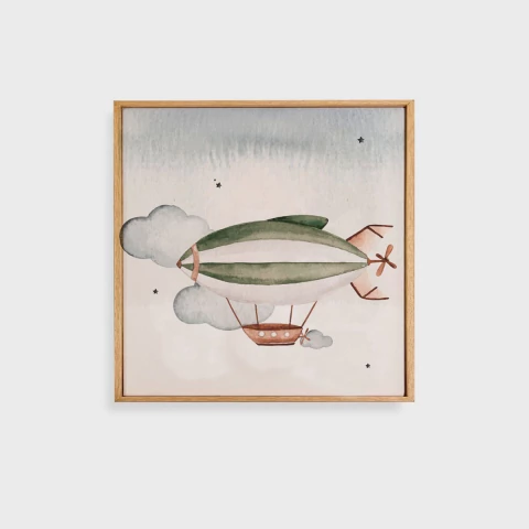 Quadro Nas Nuvens - Zeppelin