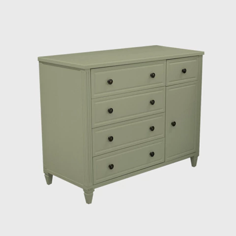 Cômoda darvin - puxador plus metal - comprar online