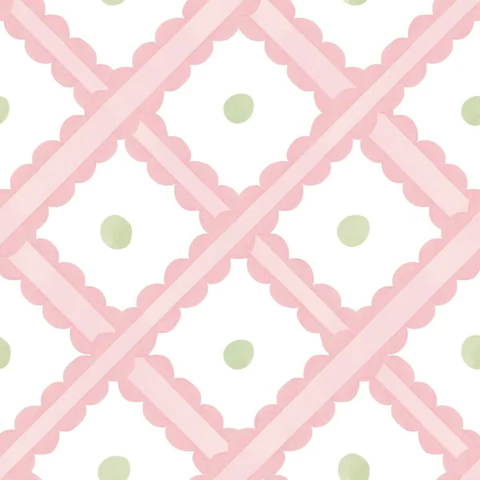 Papel de parede trellis poá - comprar online