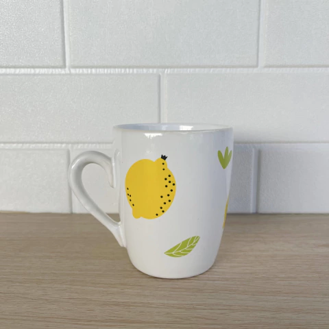 TAZA BOMBE ECONOMICA BLANCA LIMON - comprar online