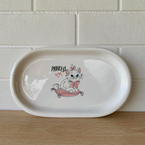 BANDEJA OVALADA BLANCA ARISTOGATO - comprar online