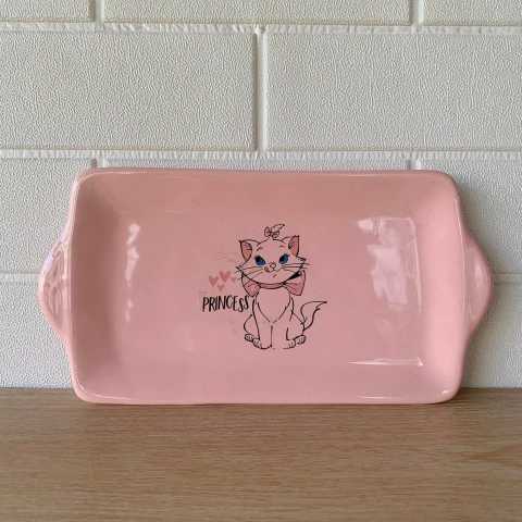 BANDEJA RECTANGULAR ROSA ARISTOGATO - comprar online