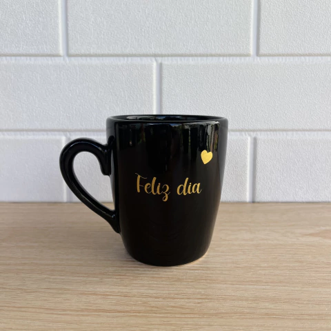 TAZA BOMBE ECONOMICA NEGRA FELIZ DIA - comprar online