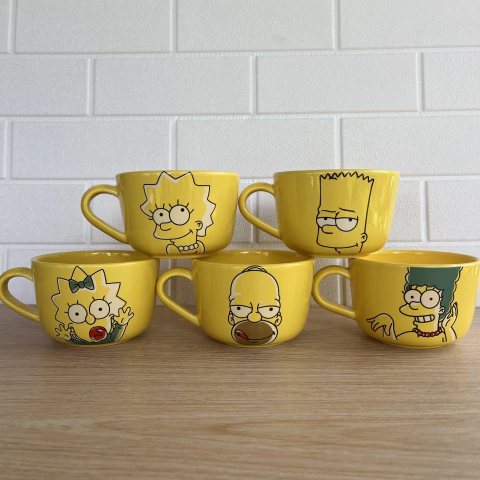 TAZON AMARILLO X5 LOS SIMPSONS - comprar online