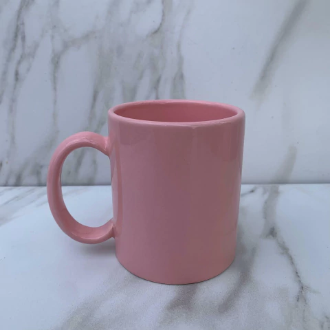 TAZA MUG ROSA