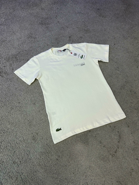 CAMISETA MINI CROCO MONOCROMÁTICA