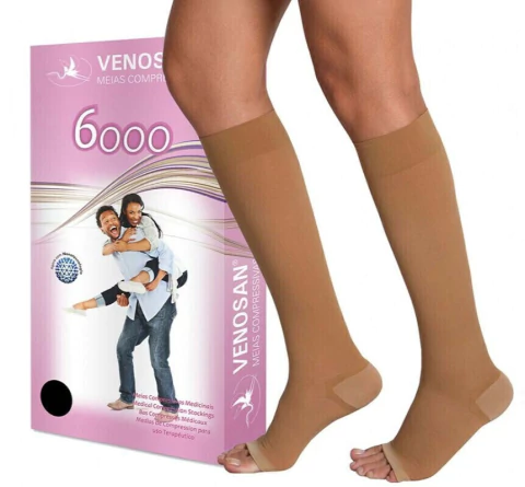 Meia de Compressão Venosan 6000 20-30 mmHg 3/4 AD – Conforto e Suporte para Suas Pernas